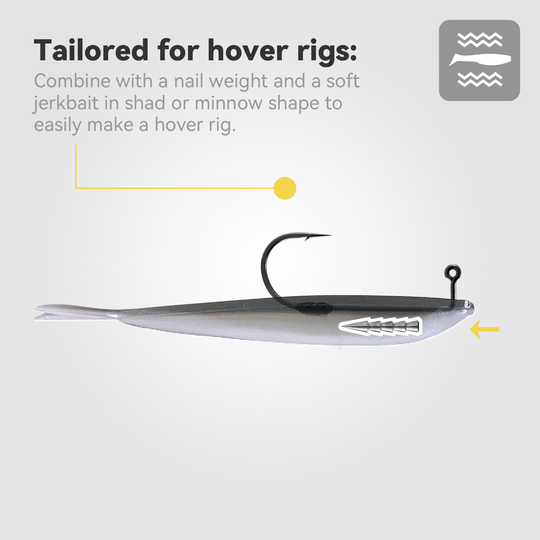 Nako Hover Strolling Hooks | 5 Piece | Nano Smooth Coating