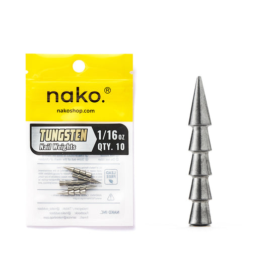 97% Purity Tungsten Polished Nail Weights | 10 Pack