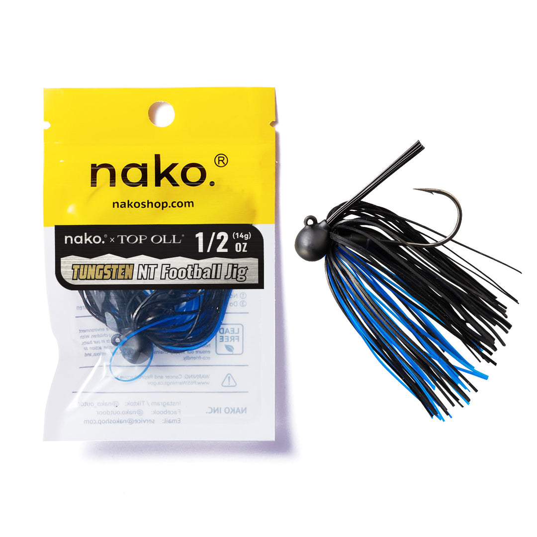 NEW! NT Tungsten Football Jig | 3/8 1/2 3/4 oz | 4 Colors