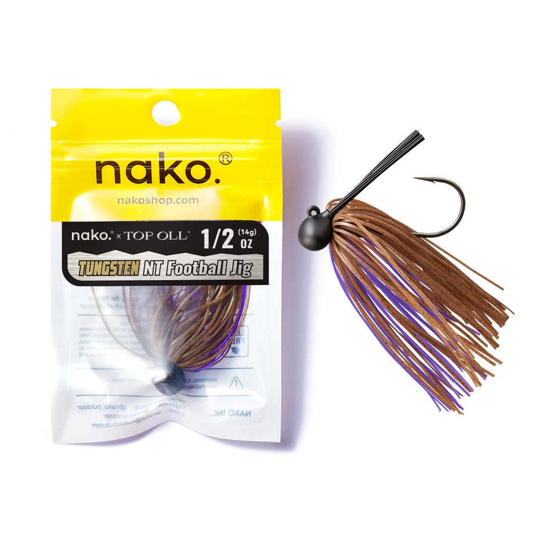 NEW! NT Tungsten Football Jig | 3/8 1/2 3/4 oz | 4 Colors