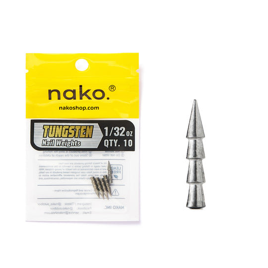 97% Purity Tungsten Polished Nail Weights | 10 Pack