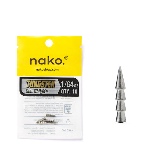 97% Purity Tungsten Polished Nail Weights | 10 Pack