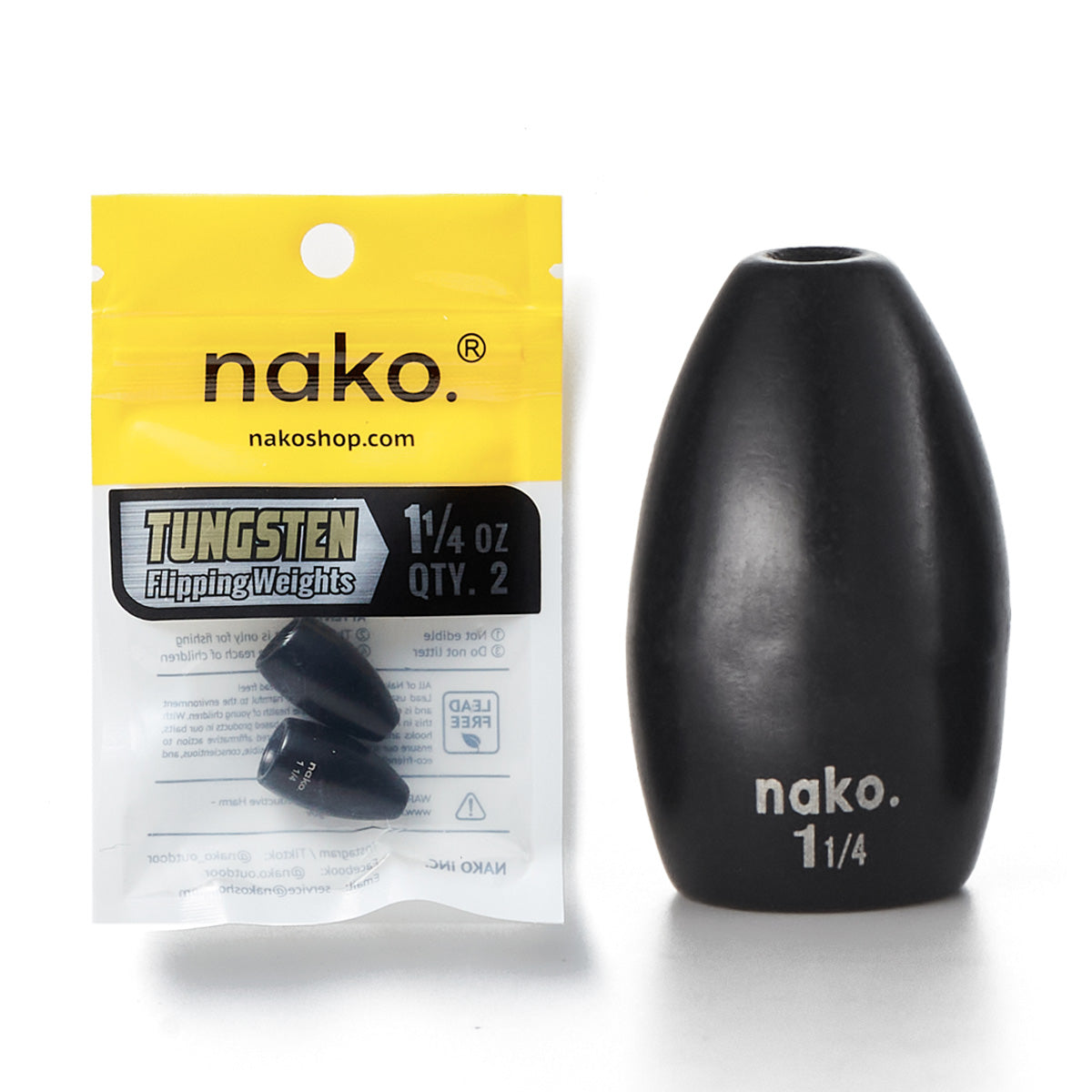 Buy Affordable 200% Sensitive Tungsten Flipping Weights Now – Nako