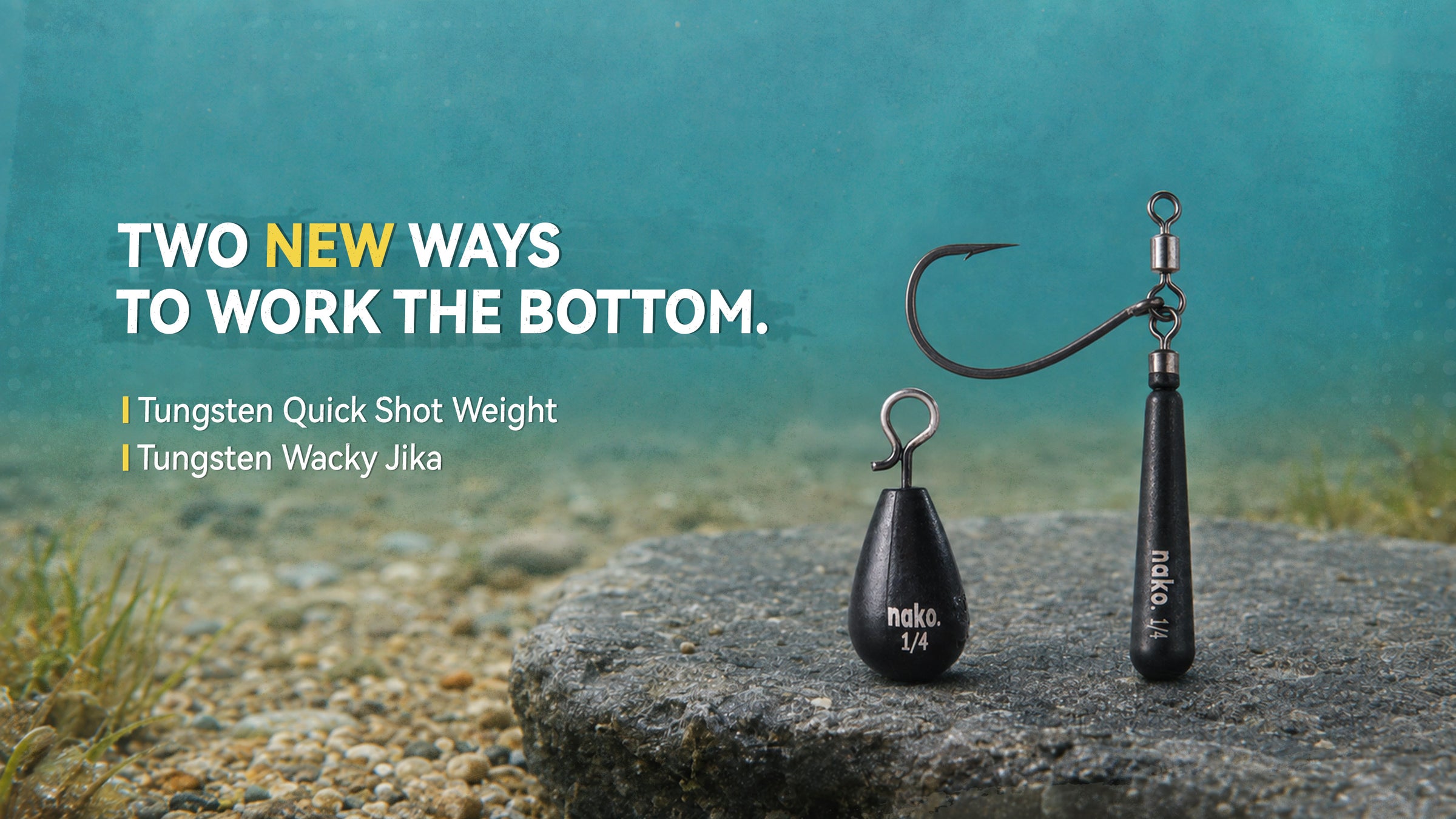 Tungsten Quick Shot Weights and Wacky Jika