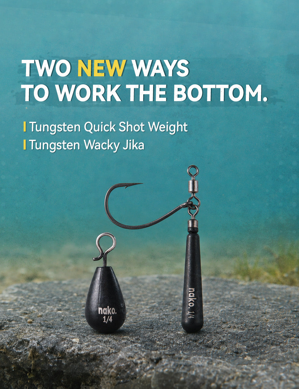 Tungsten Quick Shot Weights and Wacky Jika