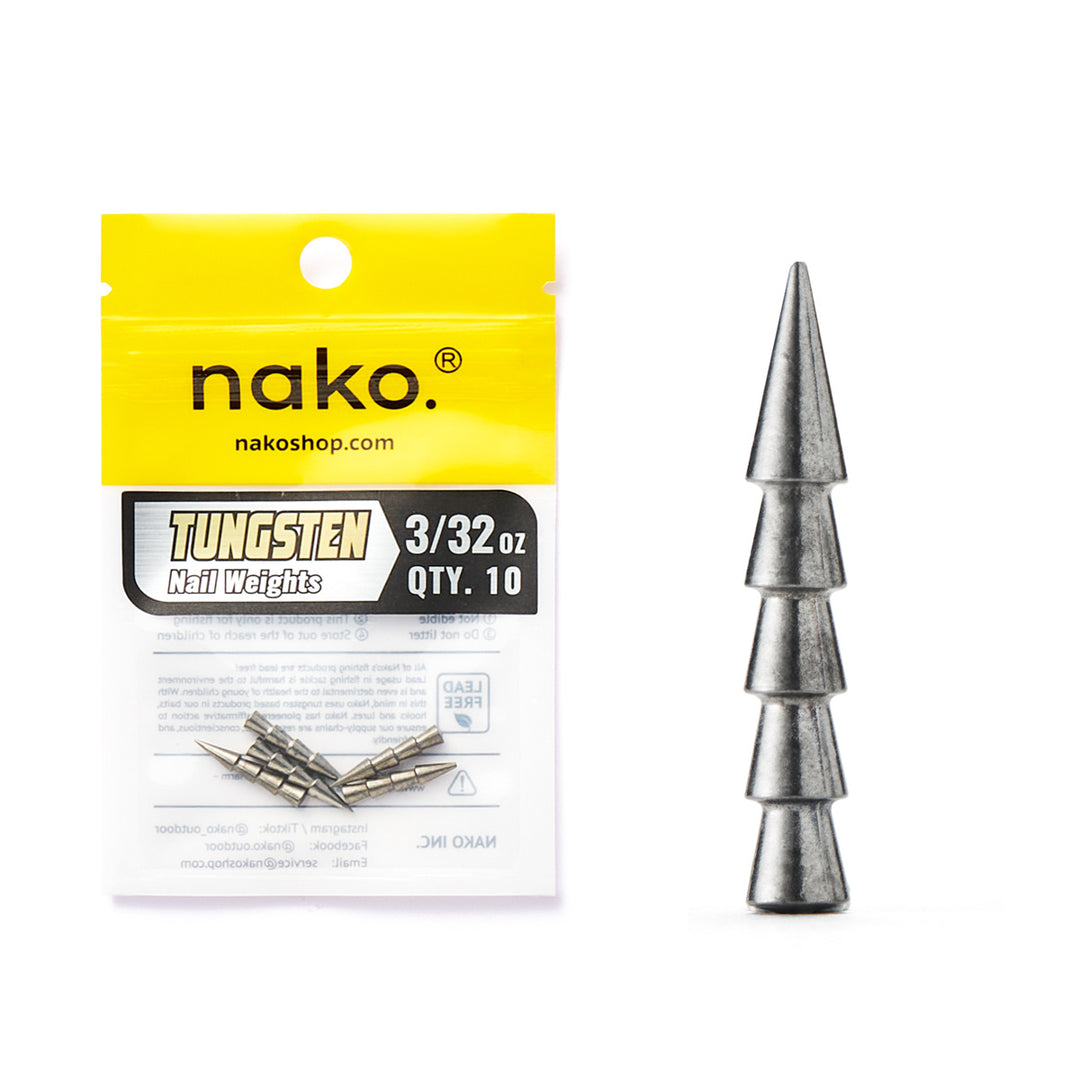 97% Purity Tungsten Polished Nail Weights | 10 Pack