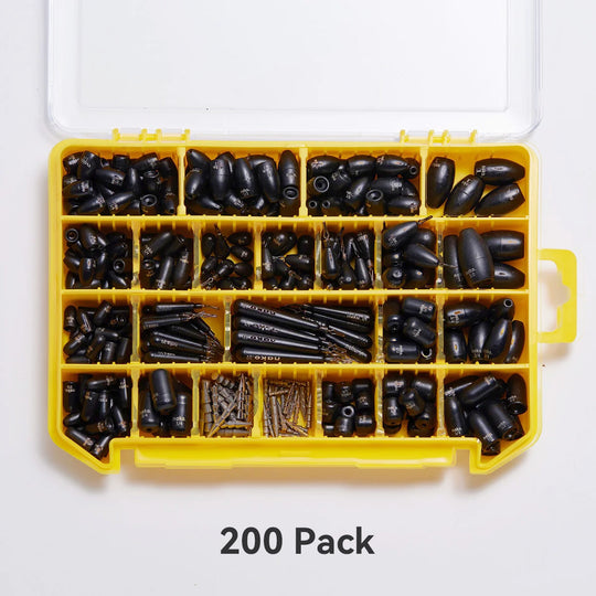 Upgraded! Nako Tungsten Weight Kit | 100 Pack, 150 Pack, 200 Pack