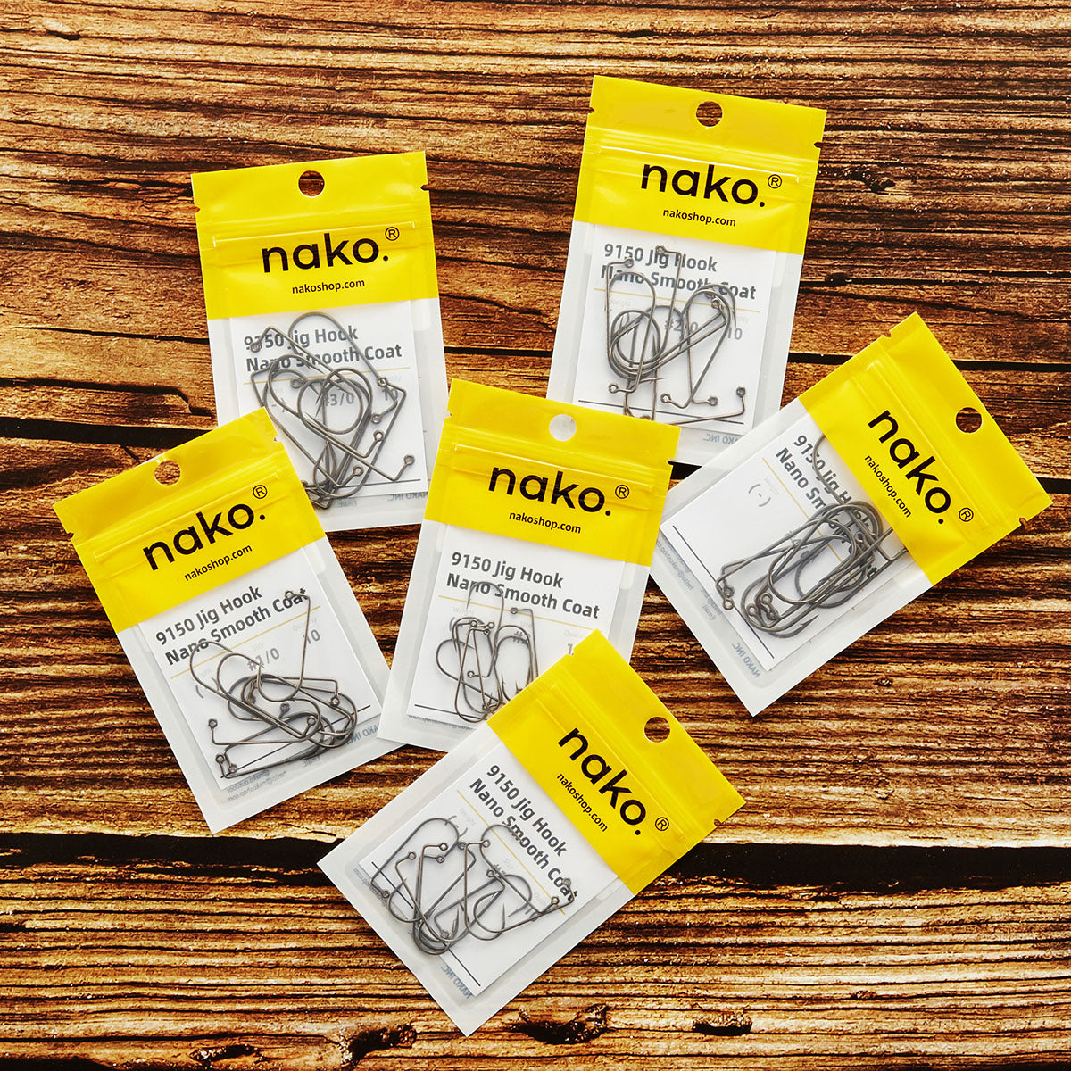 Shop Nako 9150 Jig Hook Nano Smooth Coat - 10 Pack