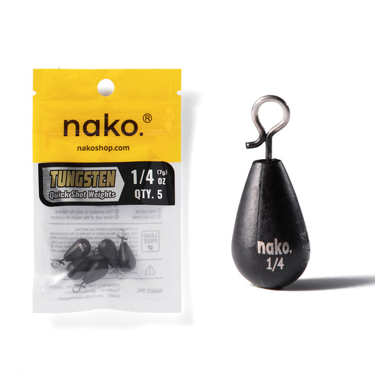 97% Tungsten Tear Quick Shot Weights_ 1/4 oz
