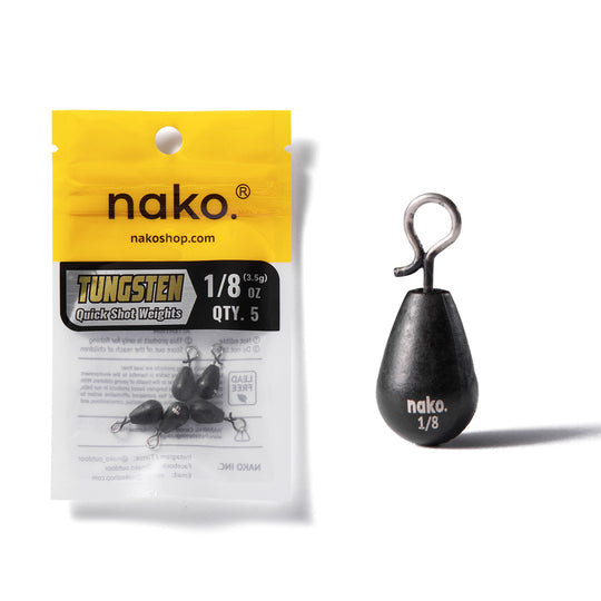 97% Tungsten Tear Quick Shot Weights_ 1/8 oz