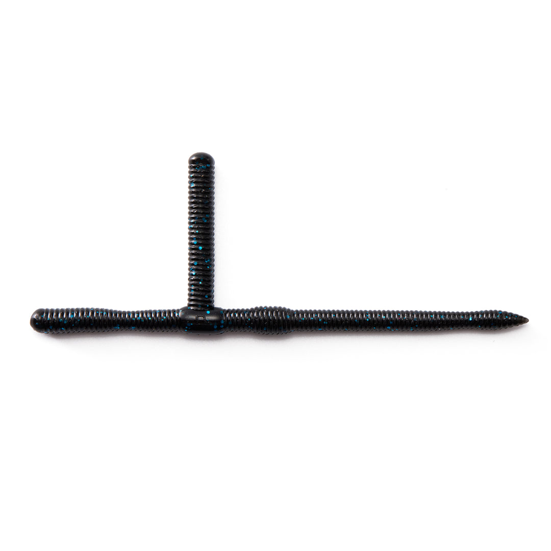 Nako Initial T Neko Rig Worm - #3 Black Blue FLK