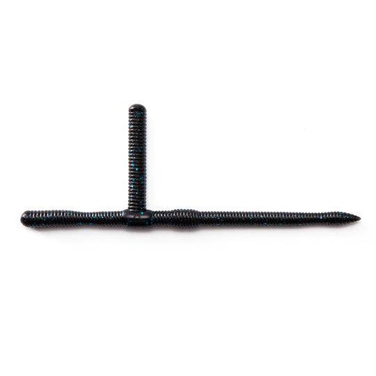 Nako Initial T Neko Rig Worm - #3 Black Blue FLK