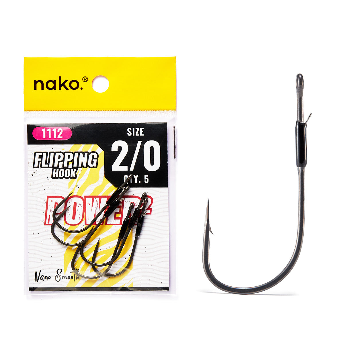 Cost $5.99 Buy Nako Power Flipping Hooks for Bass Fishing