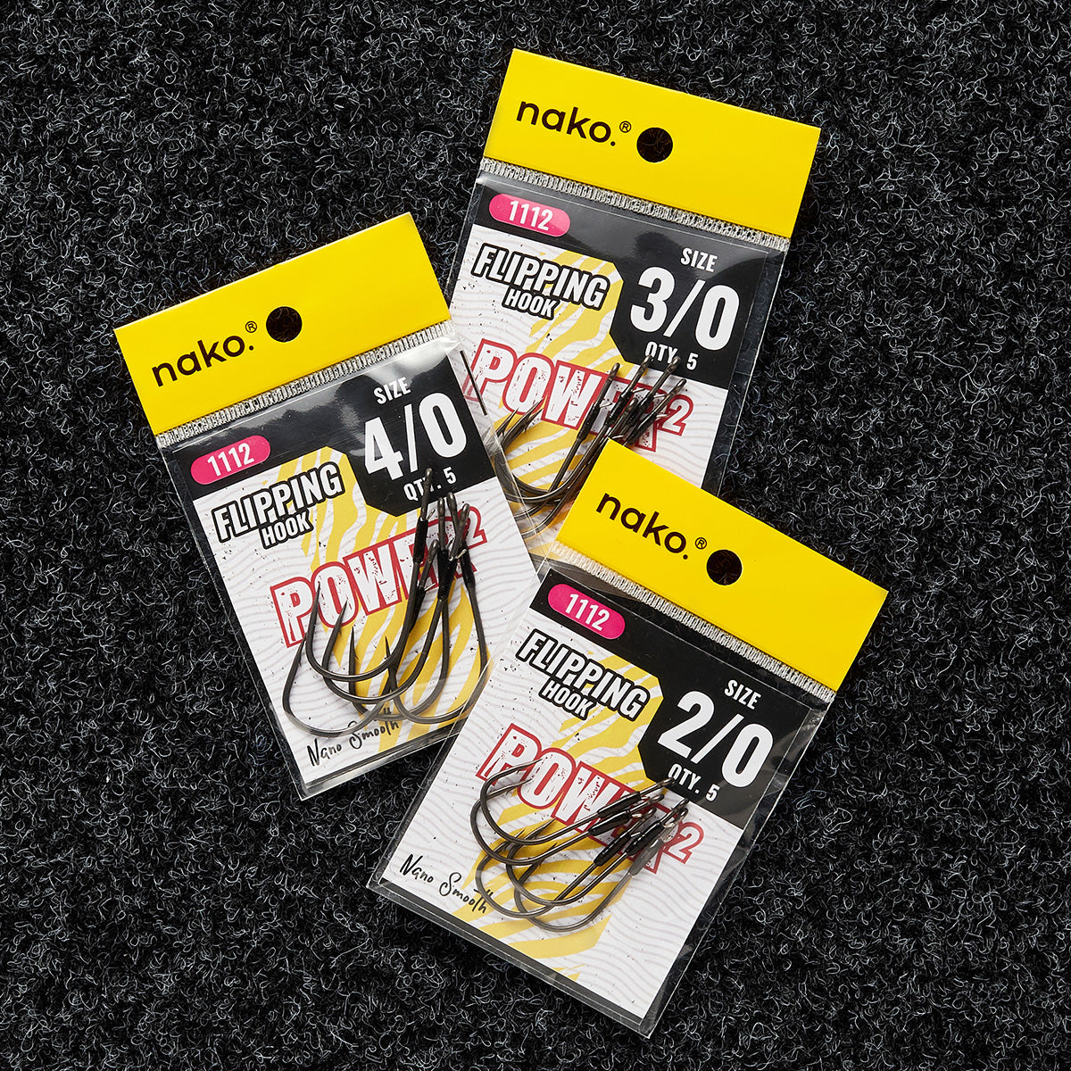 Cost $5.99 Buy Nako Power Flipping Hooks for Bass Fishing