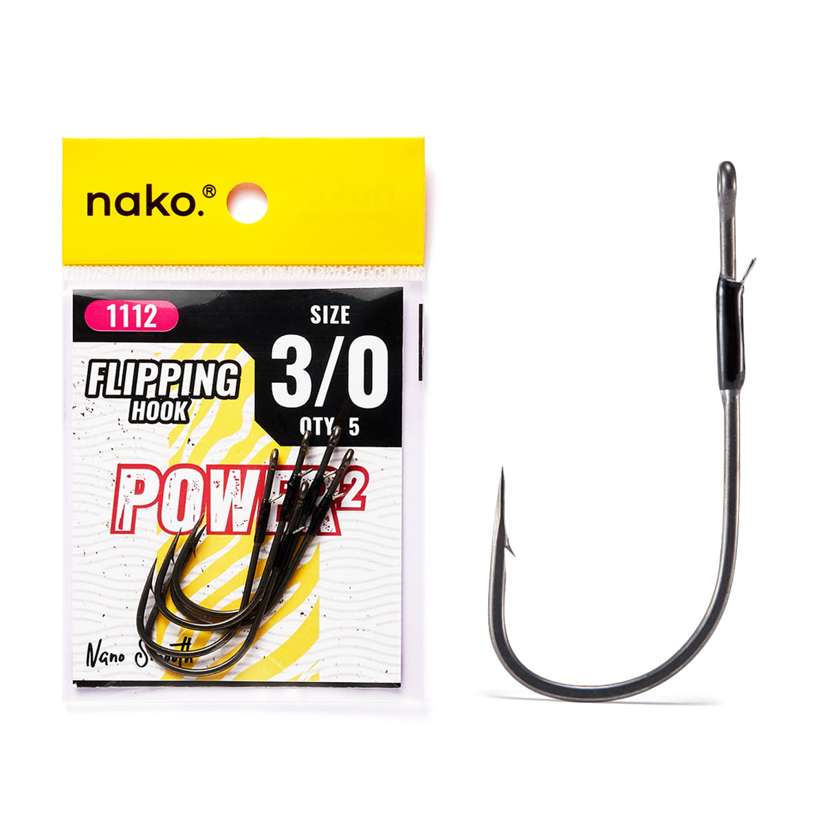 Cost $5.99 Buy Nako Power Flipping Hooks for Bass Fishing