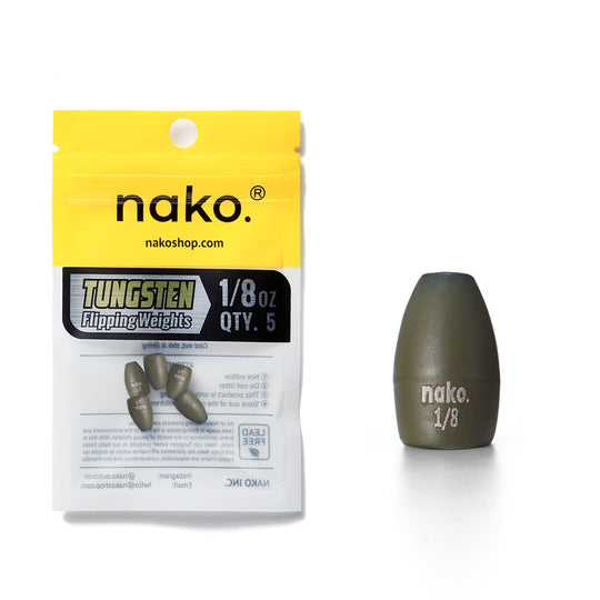 200% Sensitive Tungsten Flipping Weights | 4 Colors 5 Pack