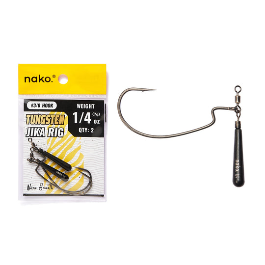 Tungsten Jika Rig 1/8 oz 3/16 oz 1/4 oz | 2 Piece