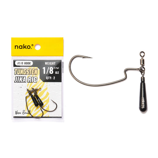 Tungsten Jika Rig 1/8 oz 3/16 oz 1/4 oz | 2 Piece