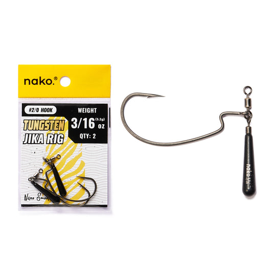 Tungsten Jika Rig 1/8 oz 3/16 oz 1/4 oz | 2 Piece