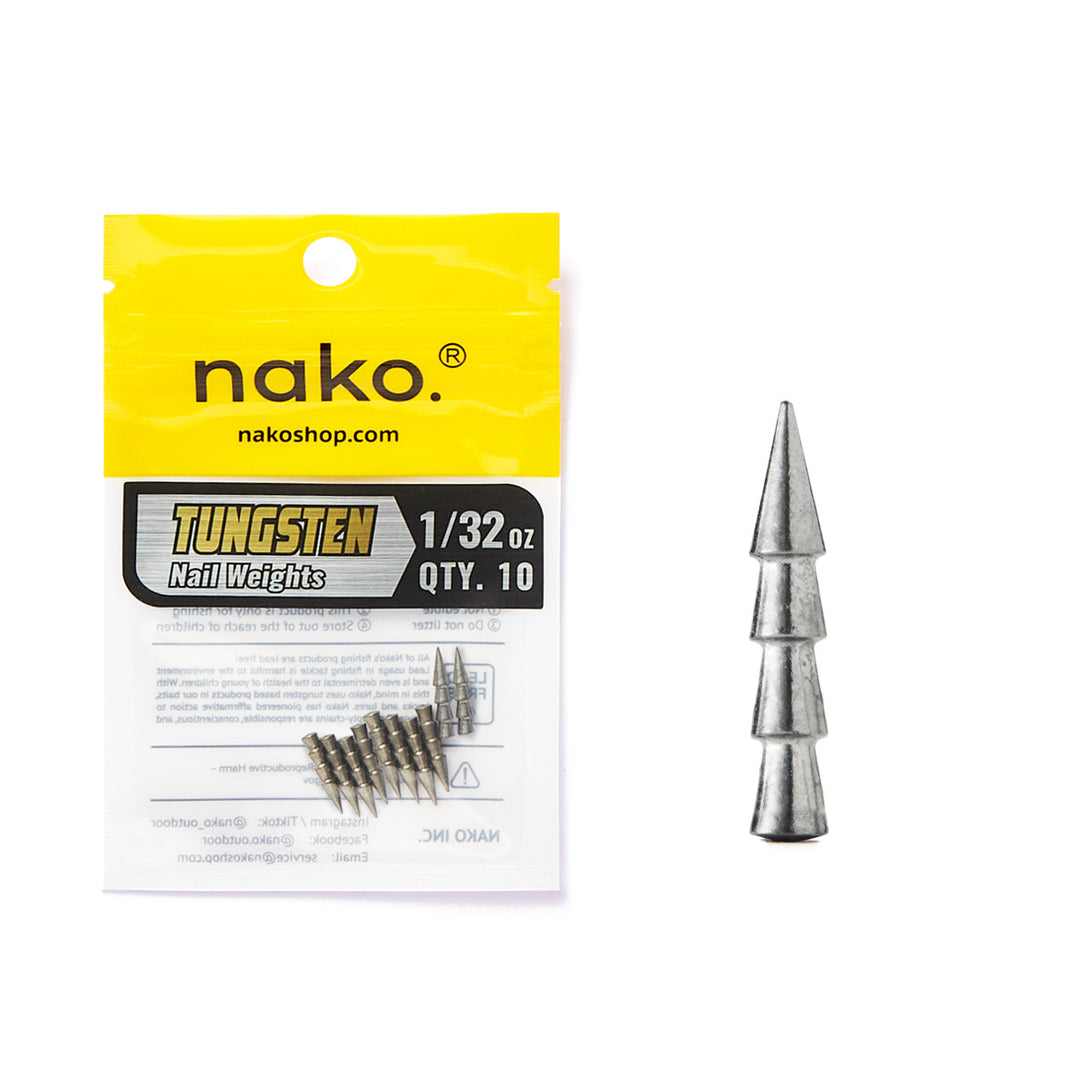 97% Purity Tungsten Polished Nail Weights | 10 Pack