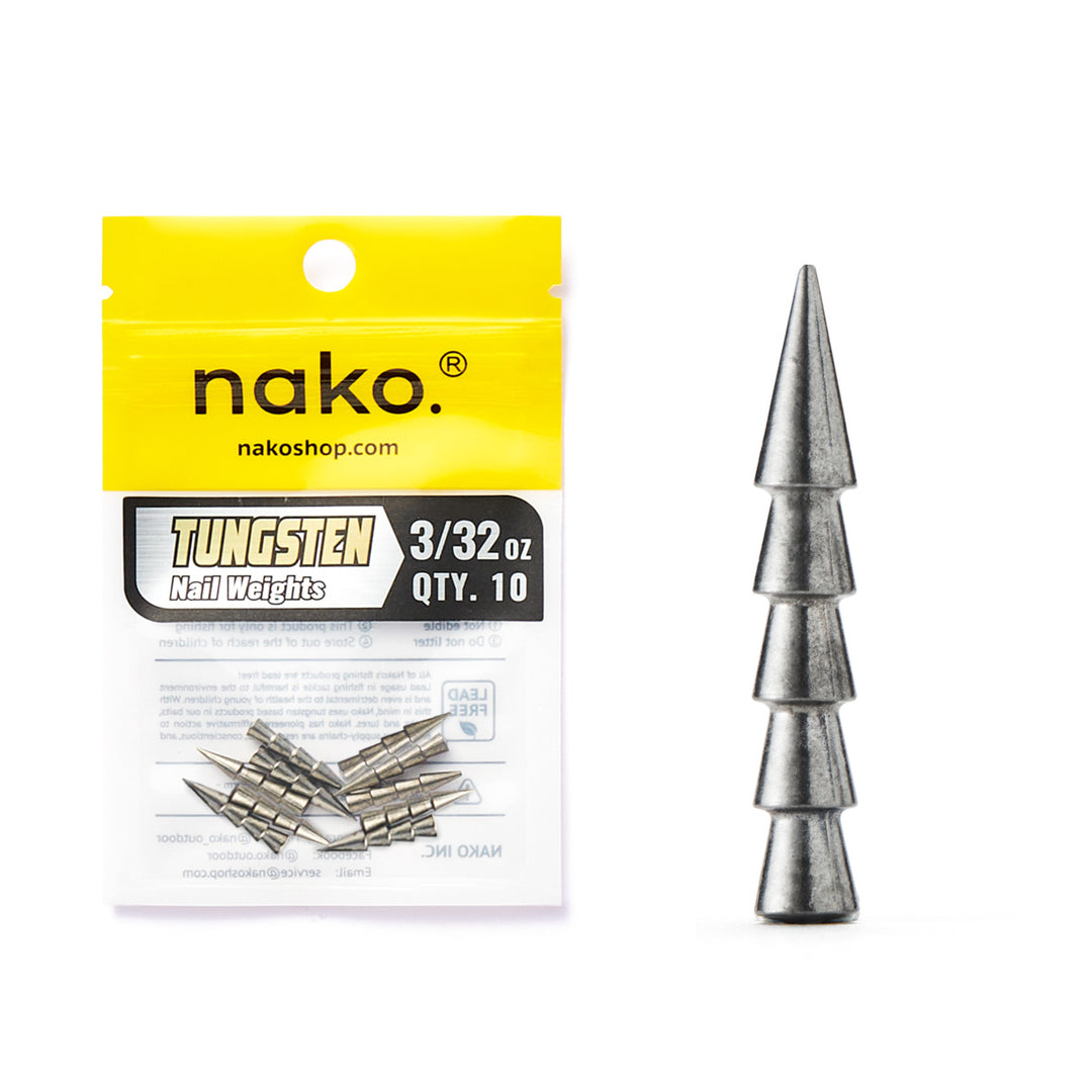 97% Purity Tungsten Polished Nail Weights | 10 Pack