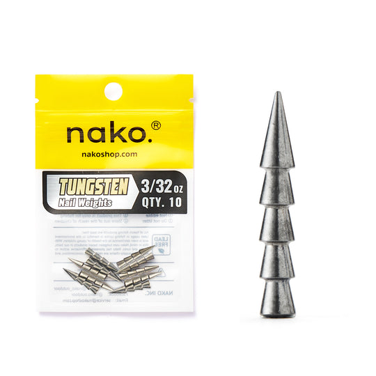 97% Purity Tungsten Polished Nail Weights | 10 Pack