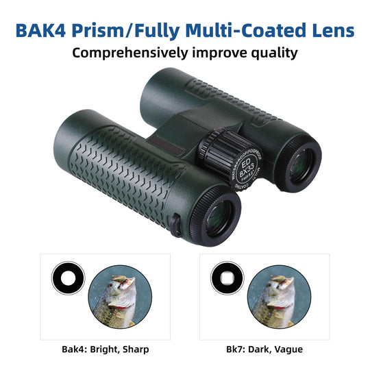 Nako 8x33 HD BAK4 Optics K1 Binoculars