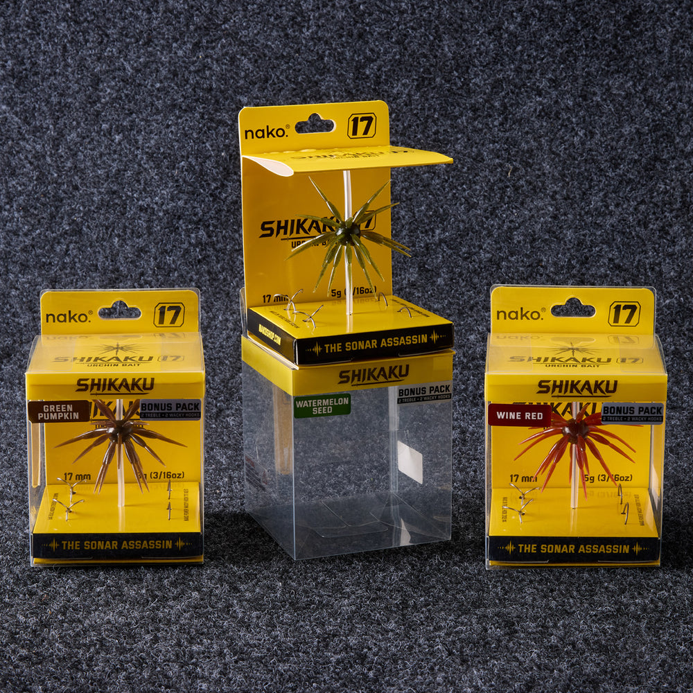 Nako Shikaku 17mm Urchin Bait with Bonus Hooks