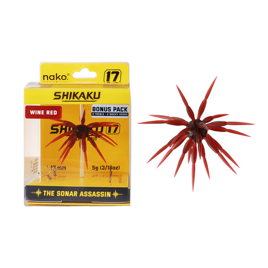 Nako Shikaku 17mm Urchin Bait - Wine Red
