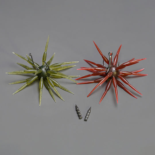 Nako Shikaku 17mm Urchin Bait for Bass – Bonus Hooks Included