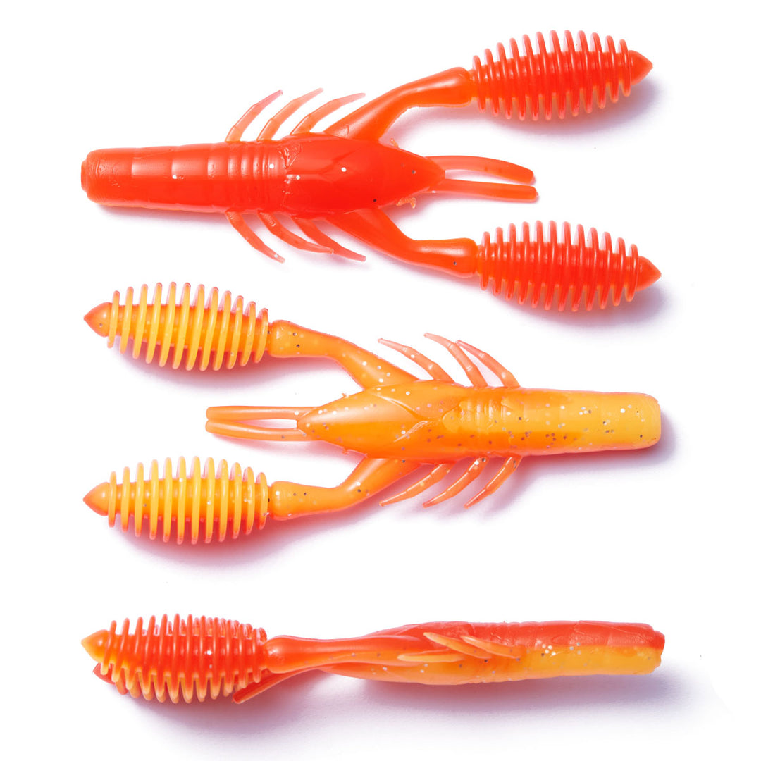 Nako Snapping Craw 2.7 inch 8 pack | Soft Plastic Craw | Ned Rig Craw