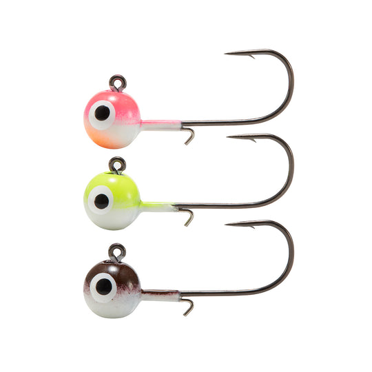 HCG Tungsten Crappie Jig Heads 5 Pack