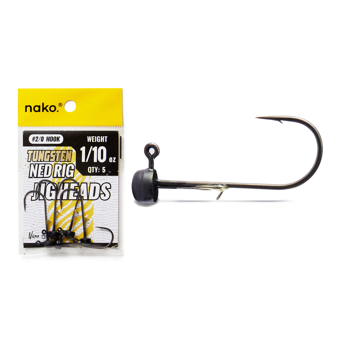 200% Sensitive Tungsten Ned Rig Jig Head Pack – Nako