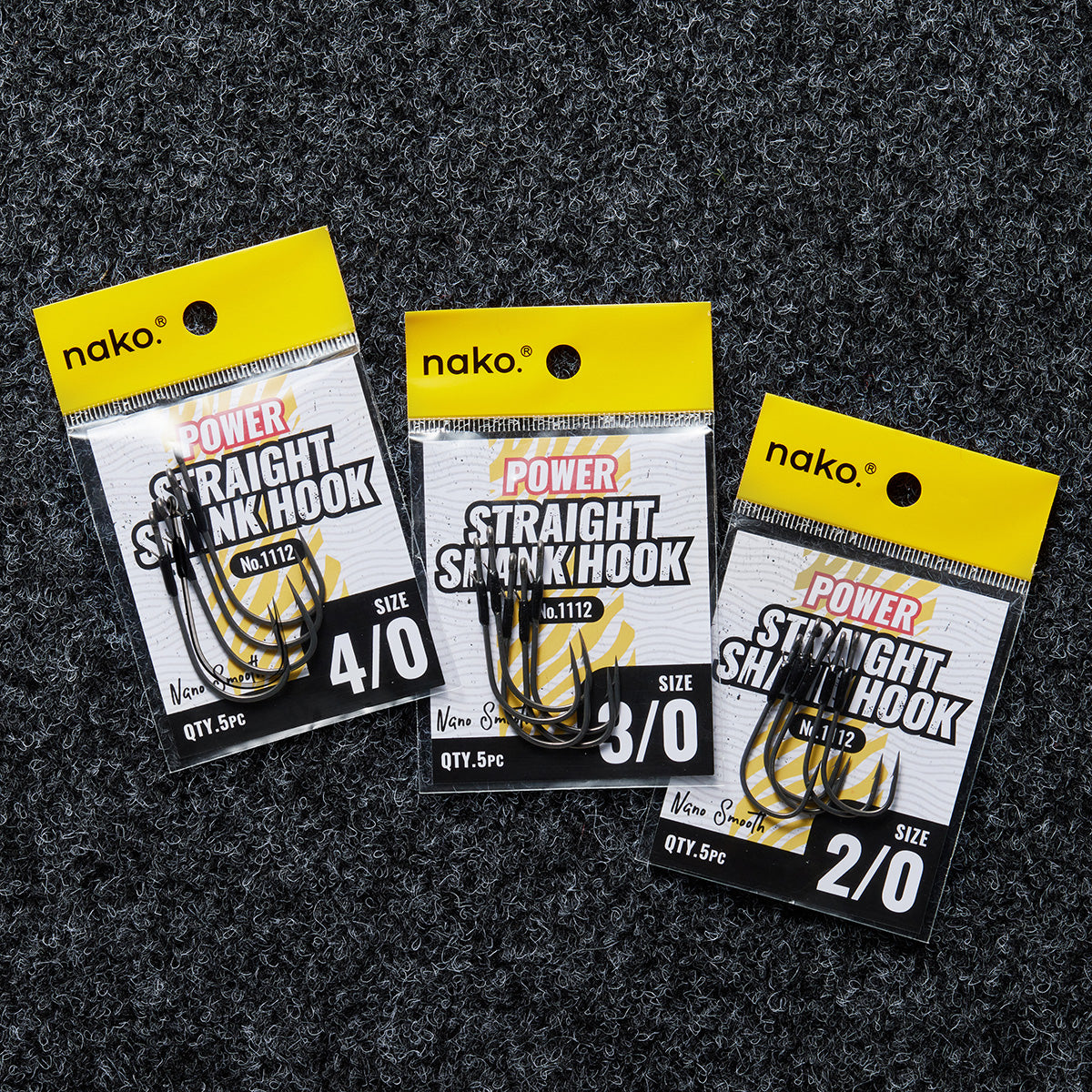 buy fishing hooks Authentic the Nako Power Flipping Hooks feature a flat wire design to prevent flex when youre leaning back and setting the hook on an absolute unit of a bass. Bass Fishing Hook, 1 Pack