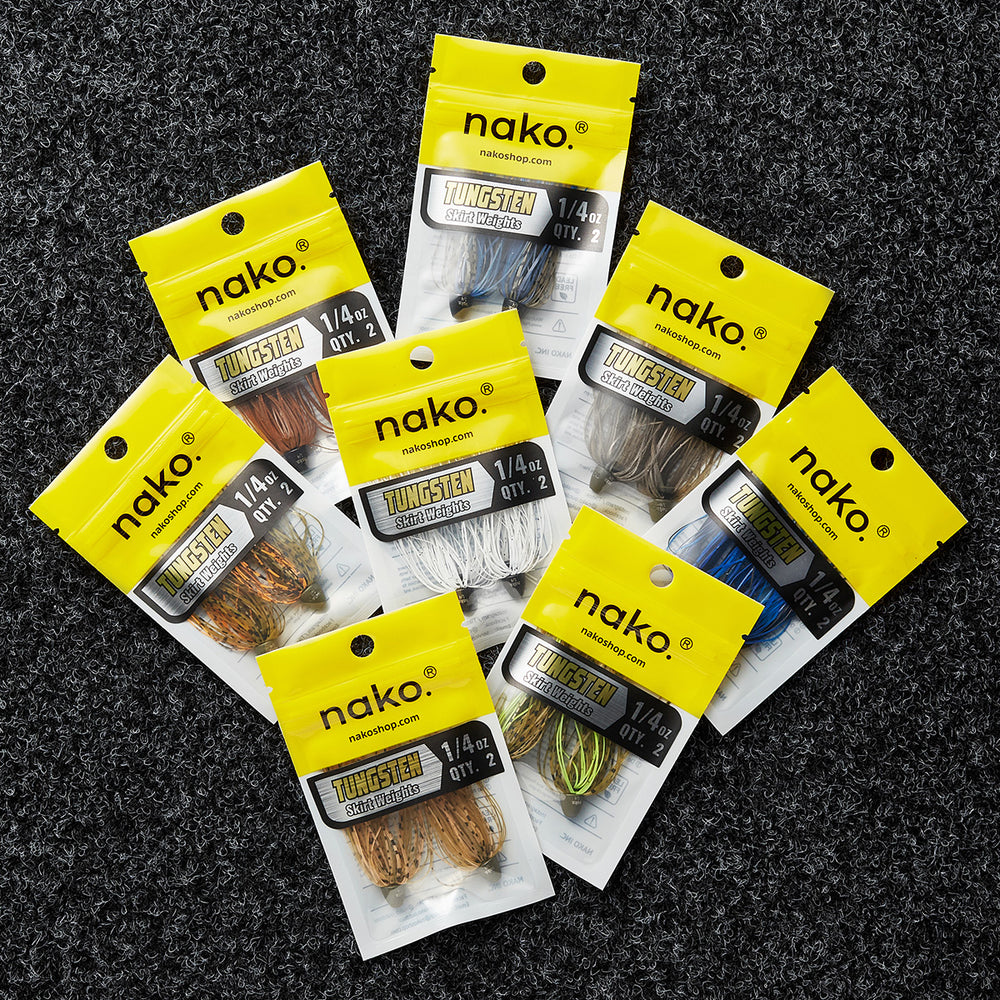 Better than Flipping! Tungsten Skirt Weights | Designed by Nako | 8 Skirt Colors 2 Pack