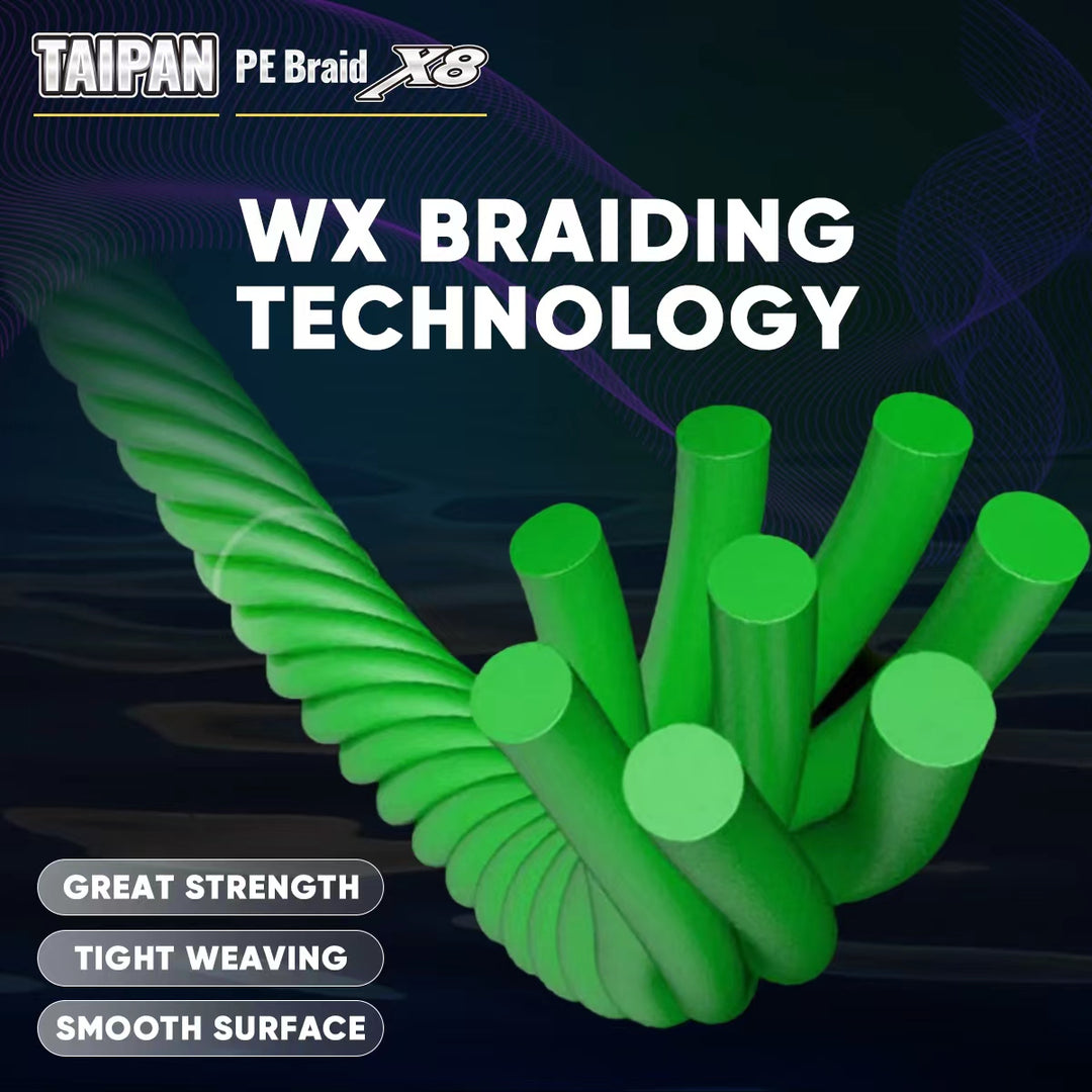longest casting braided fishing line Buy TAIPAN Super Long Cast PE Braided Fishing Line X8 at Nako