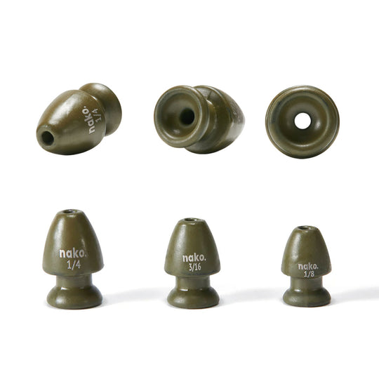 Update! Tungsten Boom Skirt Weights | Designed by Nako | 4 Skirt Colors 2 Pack