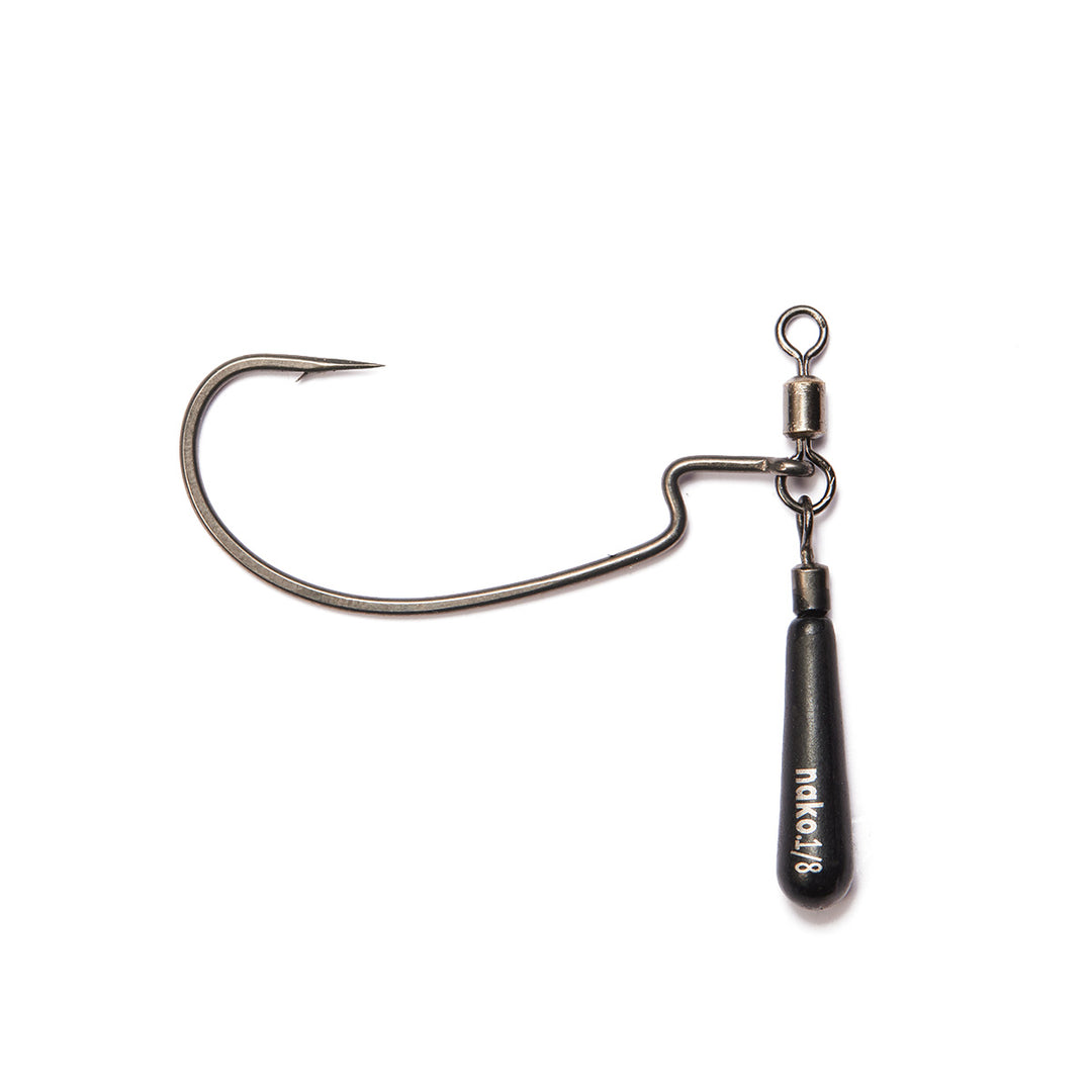 Tungsten Jika Rig 1/8 oz 3/16 oz 1/4 oz | 2 Piece, 3/16 oz / #1 Tungsten Jika Rig 1/8 oz 3/16 oz 1/4 oz | 2 Piece, 3/16 oz / #1