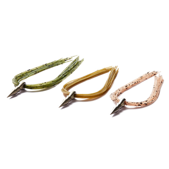 Tungsten Skirted Nail Weights | 5 Pack | 3 Colors