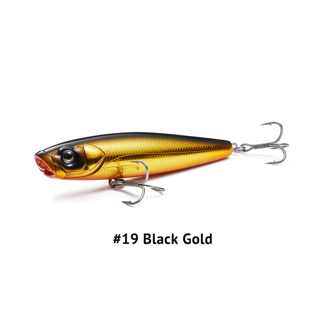 bait in top of fishing lure EOA G-Pencil Top Water Pencil 3.5"