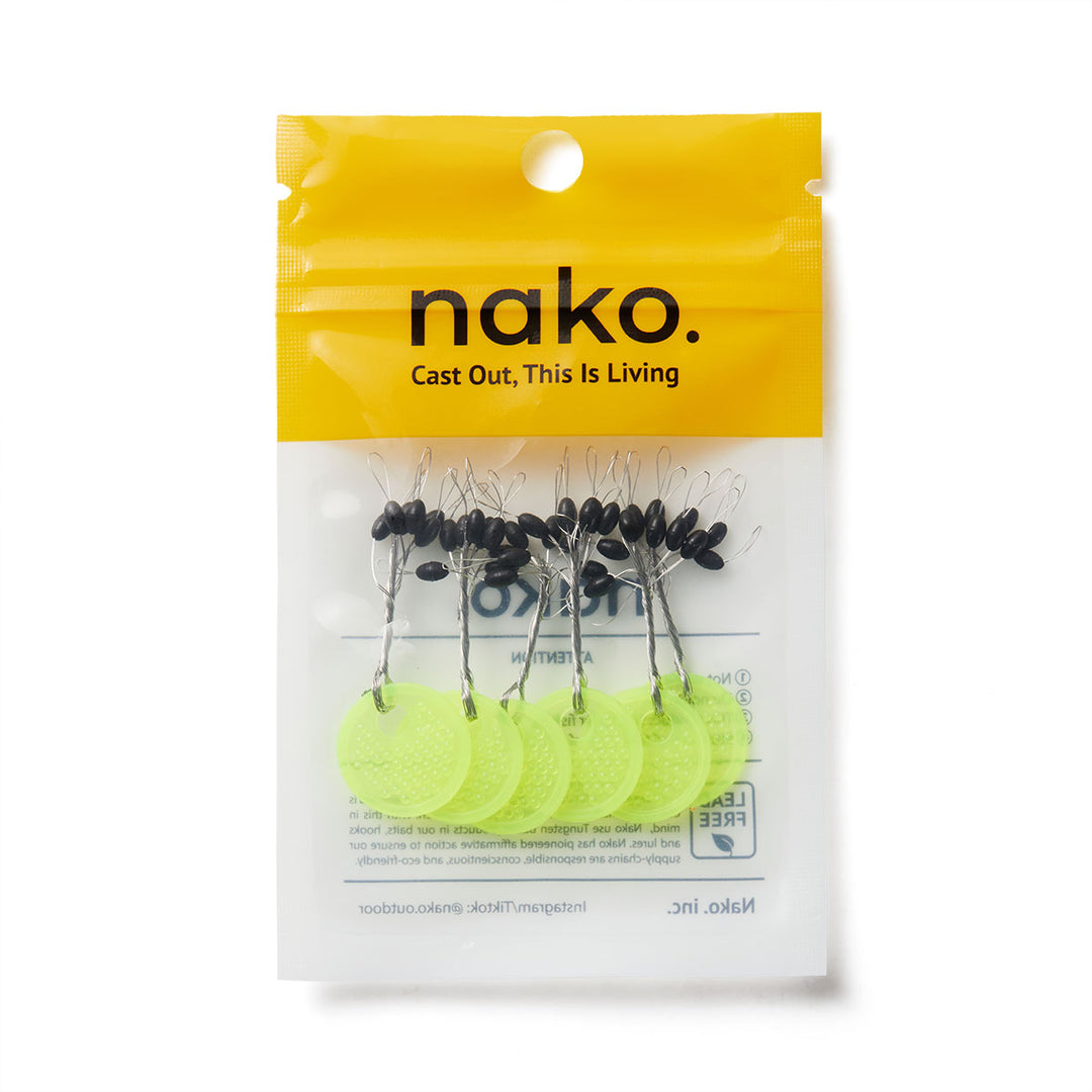 Nako Fishing Bobber Stoppers - 36 Pack