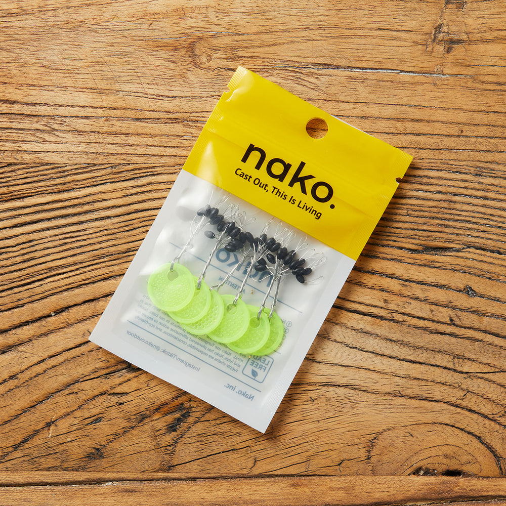 Nako Fishing Bobber Stoppers - 36 Pack