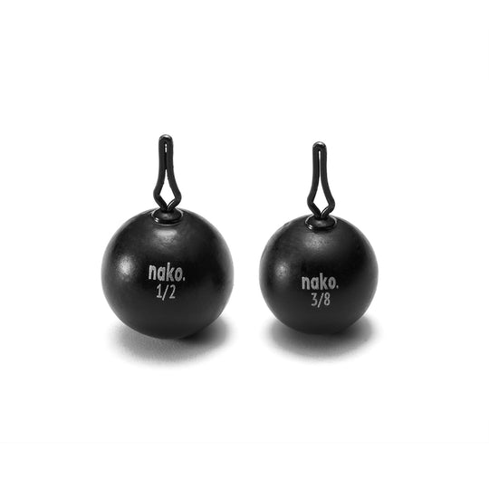 97% Density Tungsten Round Drop Shot Weights | 10 Pack | Drop Shot Ball Weights