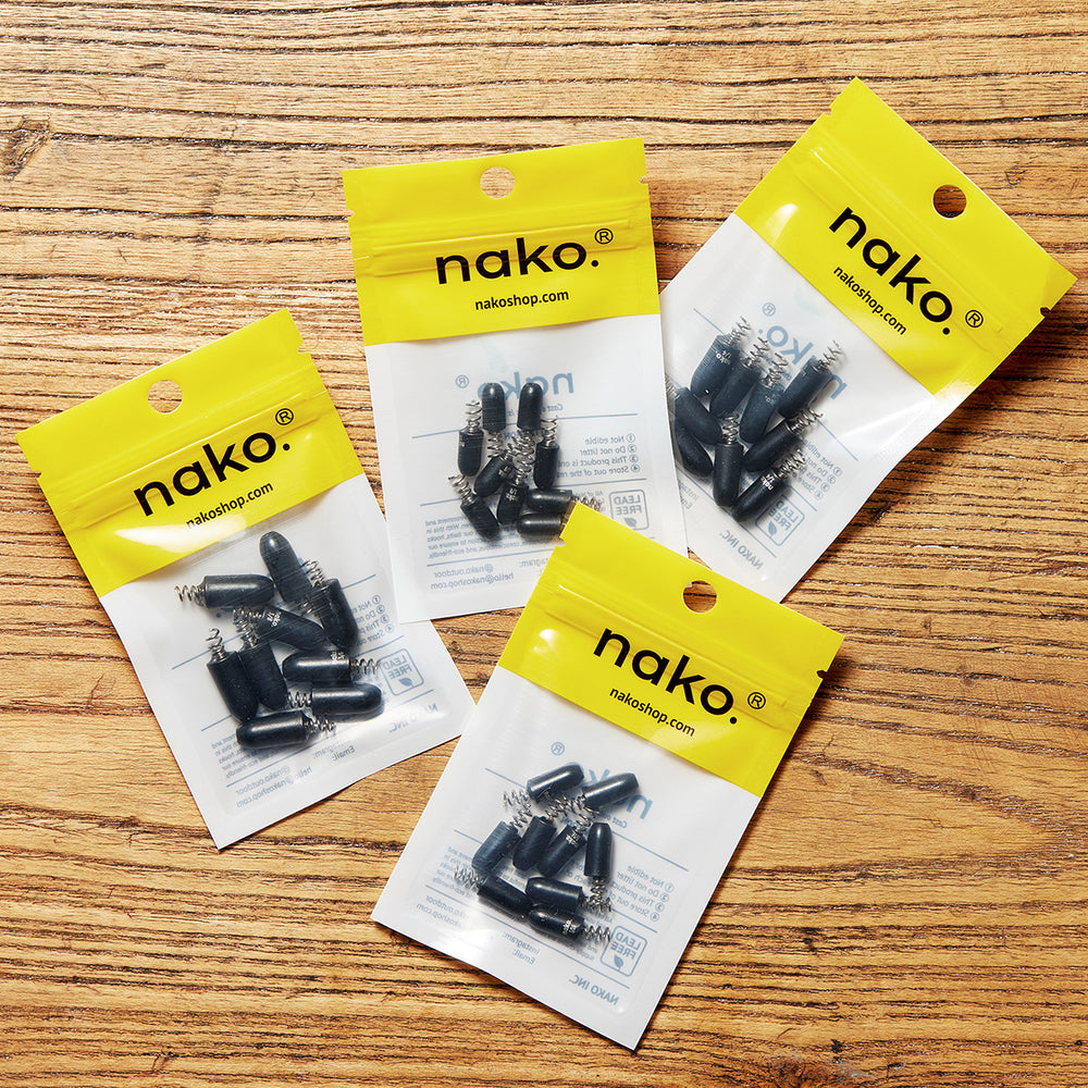 Nako Tungsten Weights - Affordable, 2X Sensitivity, 3 Day Shipping